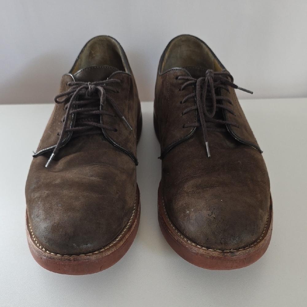 Brooks Brothers Mens Brown Suede Shoes.  Size 10